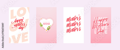Mother's Day greeting social media story design