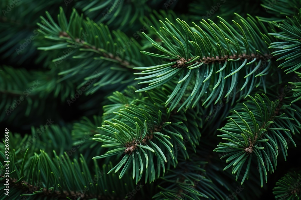 close-up Green Pine leaves on natural background close-up Green Pine leaves on natural background