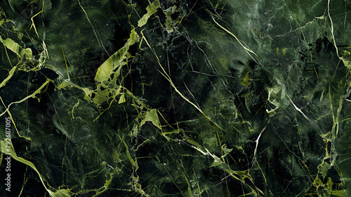 Dark olive green marble texture, featuring rich green and black veining, perfect for a sophisticated natural look