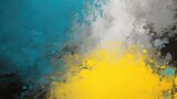 Gray Teal yellow black grey, grainy noise grungy a rough abstract background