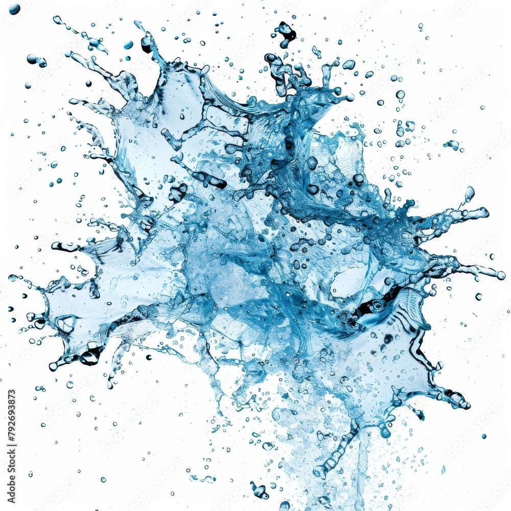 Water splash on white background Water splash on white background