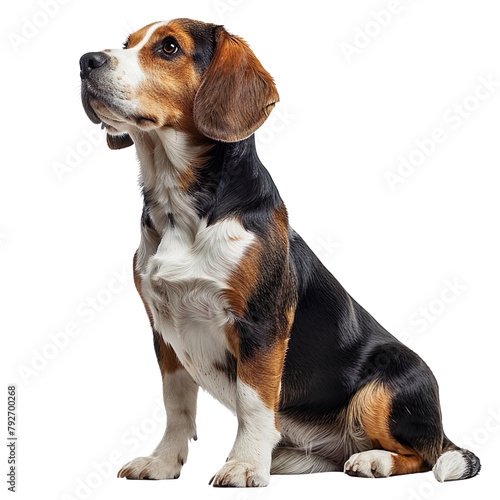 Beagle isolated on transparent background