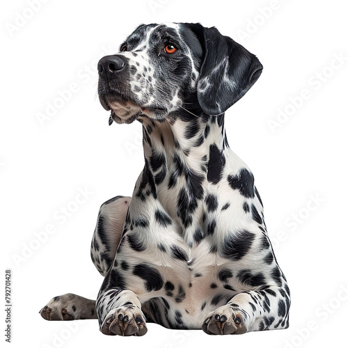 Dalmatian isolated on transparent background