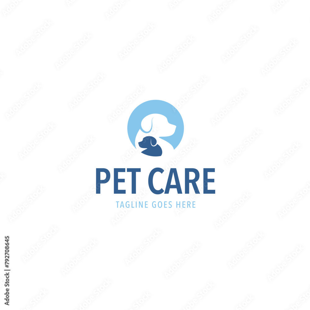 Pet care logo design for store veterinary clinic hospital illustration idea Pet care logo design for store veterinary clinic hospital illustration idea
