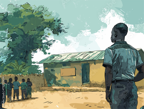 Documentary lenses on a rustic village school: Capturing passion for education against relentless adversity