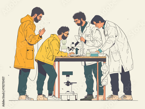 Pioneering Lab: Scientists Collaborate to Unravel Mysteries Through Microscopic Exploration