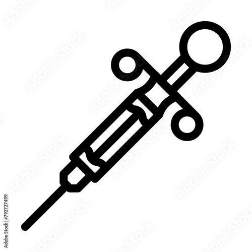 anesthetics medicines pharmacy line icon vector. anesthetics medicines pharmacy sign. isolated contour symbol black illustration