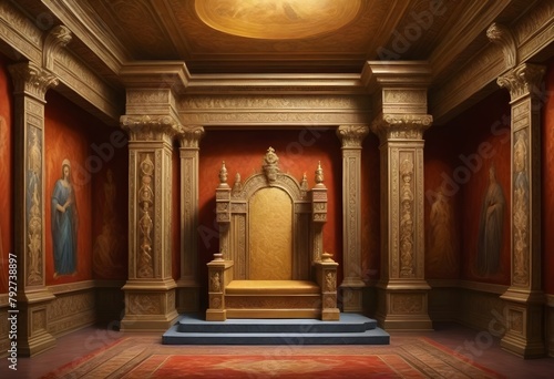 Oil painting an 8k highly detailed ancient throne (54)