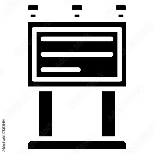 Billboard Vector Icon Design Illustration