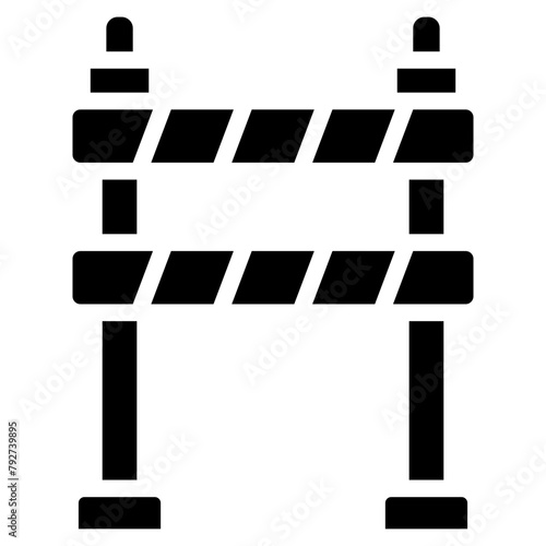 Barrier Vector Icon Design Illustration