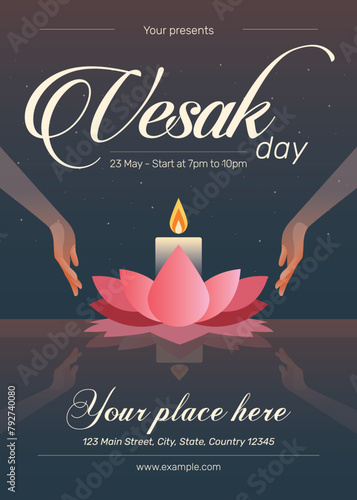 Vesak Day Flyer