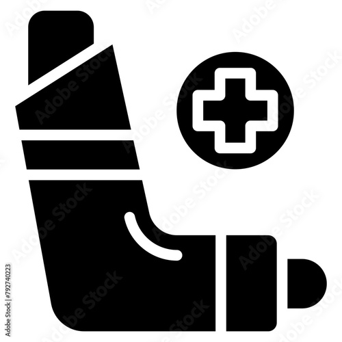 Inhalator Vector Icon Design Illustration