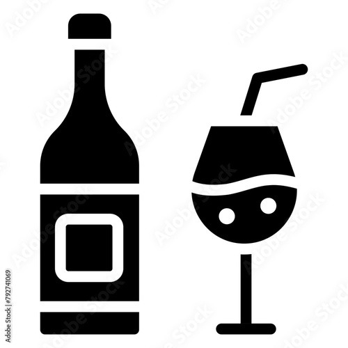 Drink Vector Icon Design Illustration
