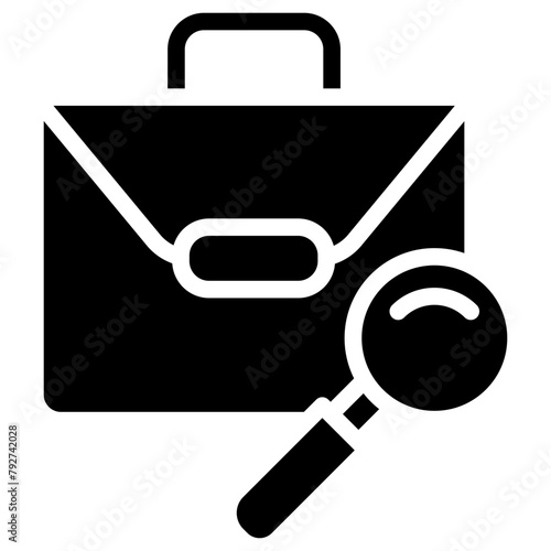 Job Seeker Vector Icon Design Illustration