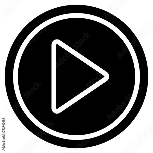 Play Vector Icon Design Illustration