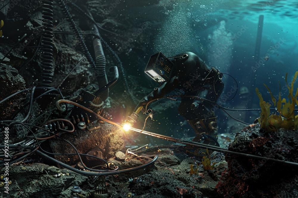 Diving into the Darkness: Underwater Welding Exploration,Navigating the Murky Depths: Underwater Welding Adventure Diving into the Darkness: Underwater Welding Exploration,Navigating the Murky Depths: Underwater Welding Adventure