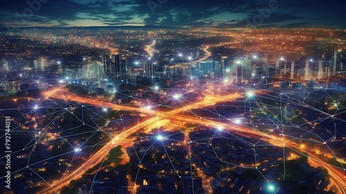 Advanced communication and global internet network connection in smart city