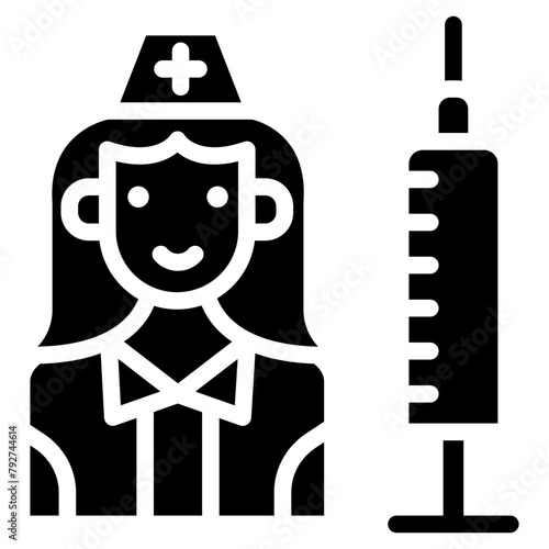 Nurse Vector Icon Design Illustration