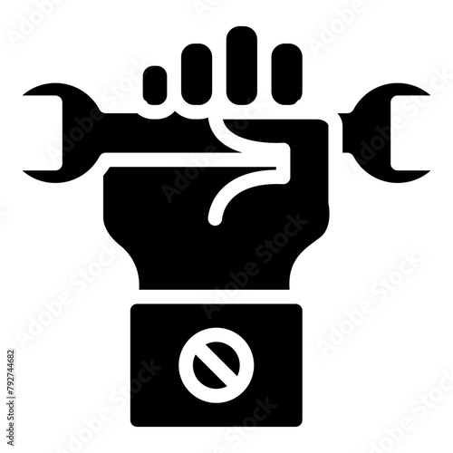Protest Vector Icon Design Illustration