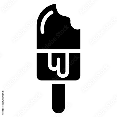 Ice Cream Vector Icon Design Illustration