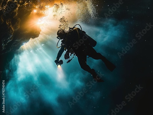 Diving into the Darkness: Underwater Welding Exploration,Navigating the Murky Depths: Underwater Welding Adventure