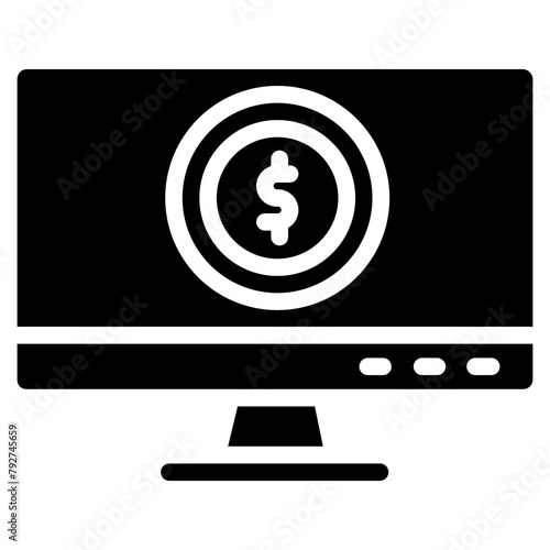 Coin Vector Icon Design Illustration
