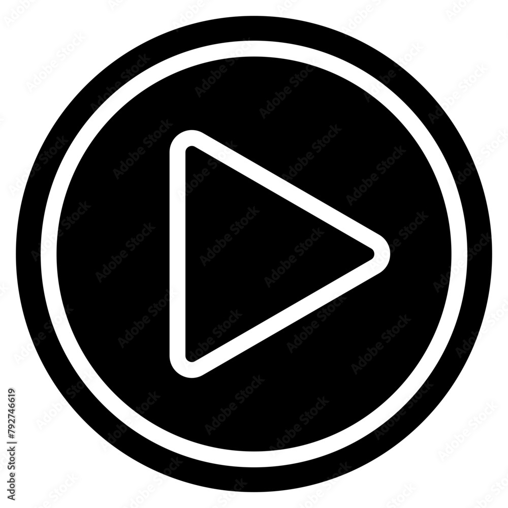 Play Button Vector Icon Design Illustration Play Button Vector Icon Design Illustration