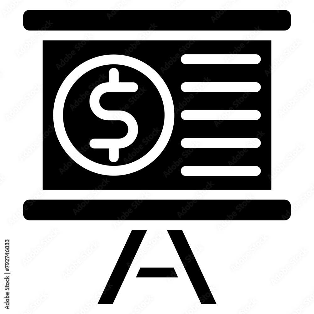 Presentation Vector Icon Design Illustration Presentation Vector Icon Design Illustration