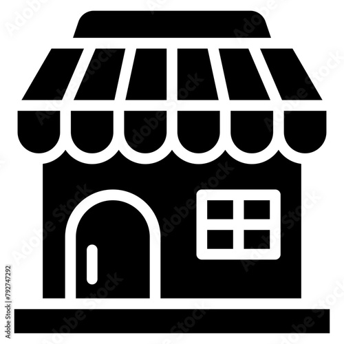 Shop Vector Icon Design Illustration