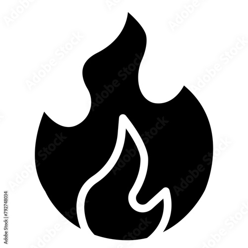Fire Vector Icon Design Illustration
