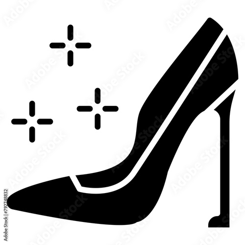 High Heels Vector Icon Design Illustration