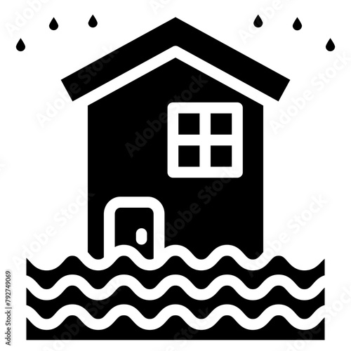 Flood Vector Icon Design Illustration