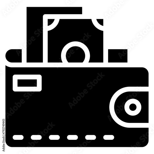 Wallet Vector Icon Design Illustration