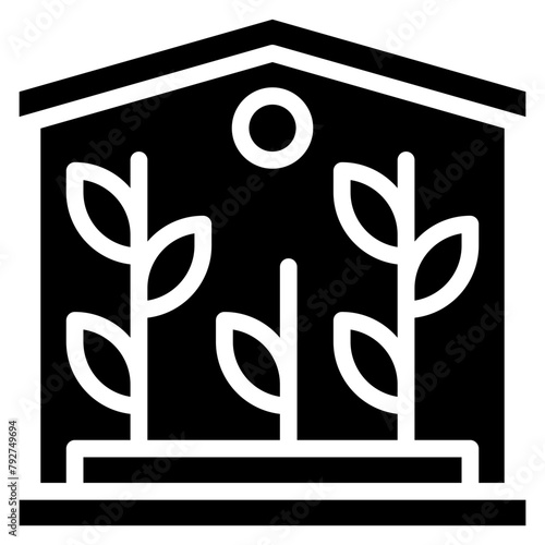 Greenhouse Vector Icon Design Illustration