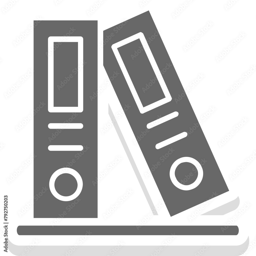 files Icon in Sticker Style files Icon in Sticker Style