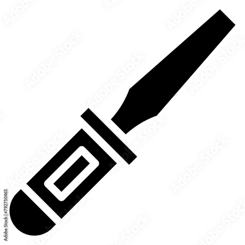 Chisel Vector Icon Design Illustration