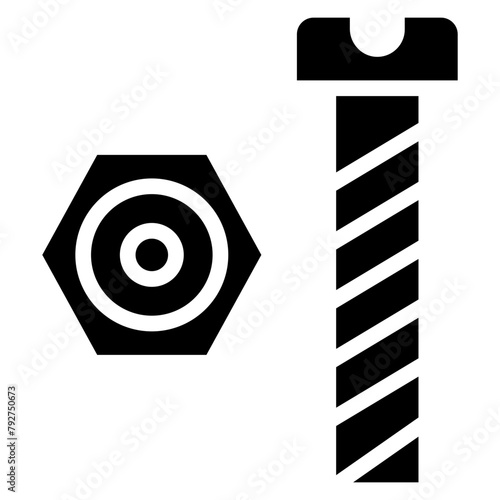 Bolt Vector Icon Design Illustration