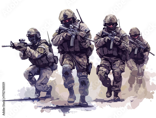 Animated Combat Exercise: Soldiers Sharpen Skills in Simulated Battleground