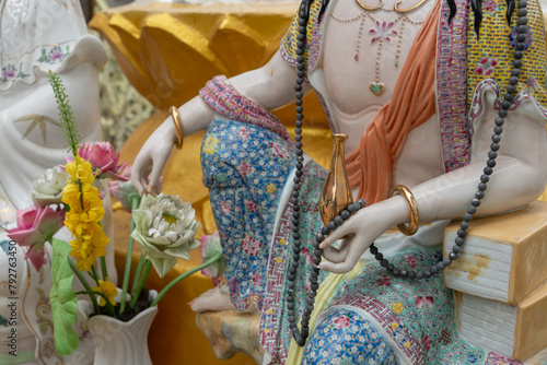 Buddhist temples in the town of Lampang, Chiang Mai province, northern Thailand