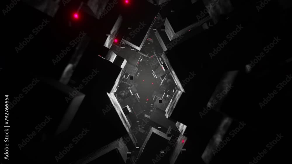 Futuristic 3d VJ Loop Tunnel Sci fi Conception Futuristic 3d VJ Loop Tunnel Sci fi Conception