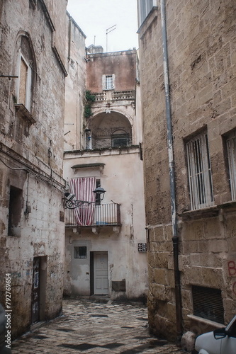 Taranto streets in Puglia  Italy