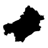 Draa Tafilalet map, administrative division of Morocco. Vector illustration.