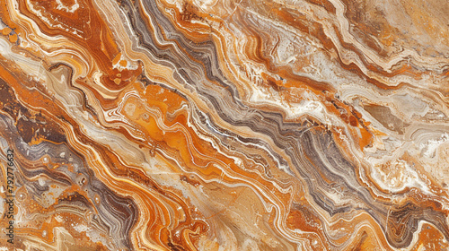 Earthen Terra Cotta Marble, Warm Earthy Swirls and Natural Tones