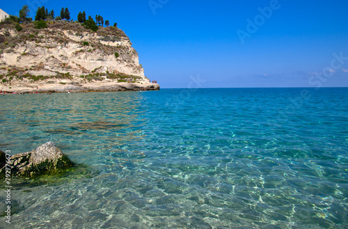 Landscape of the blue sea