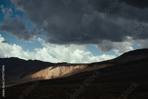 Panoramic view of the Death Valley National Park in California