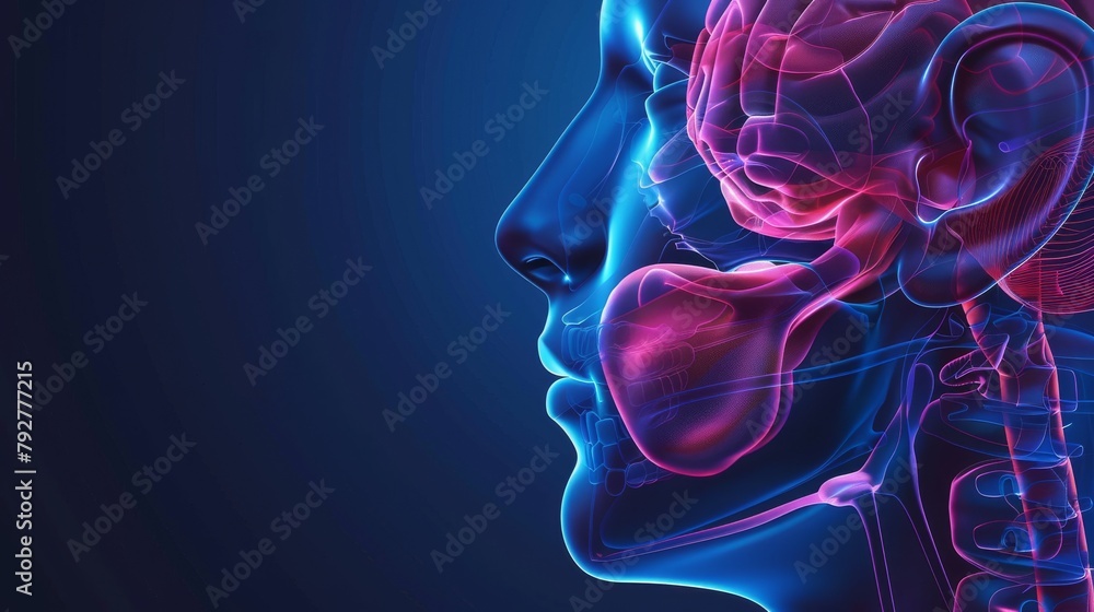 Ear anatomy in humans Stock Illustration Biology Diagrams
