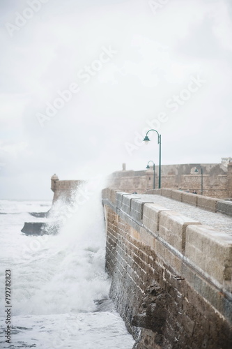 Cadiz seashore in Andalucia, Spain