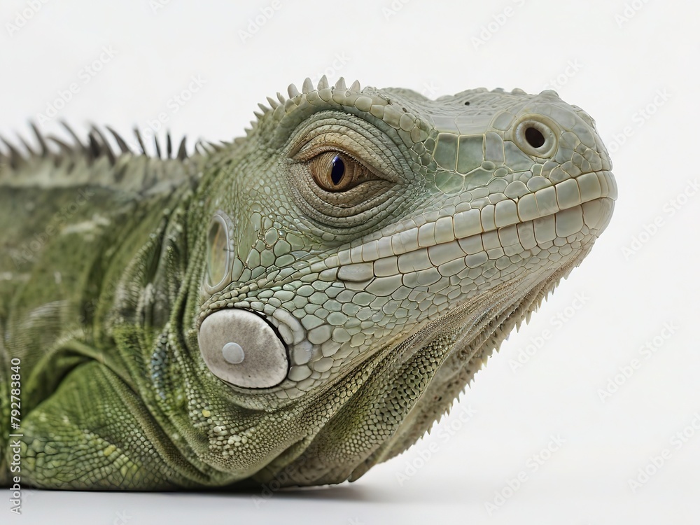 A close up portrait of a Green iguana (Iguana iguana) on a white background; Limon province, Costa Rica 4K Genrative AI
,, cutout and white background A close up portrait of a Green iguana (Iguana iguana) on a white background; Limon province, Costa Rica 4K Genrative AI
,, cutout and white background