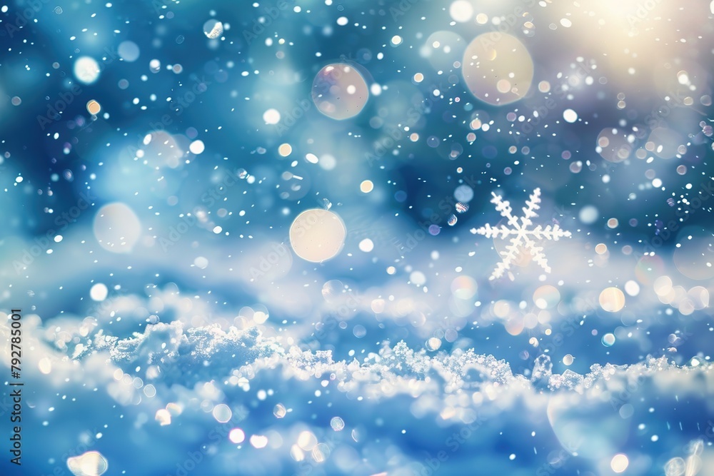 Abstract christmas background with snowflakes Abstract christmas background with snowflakes