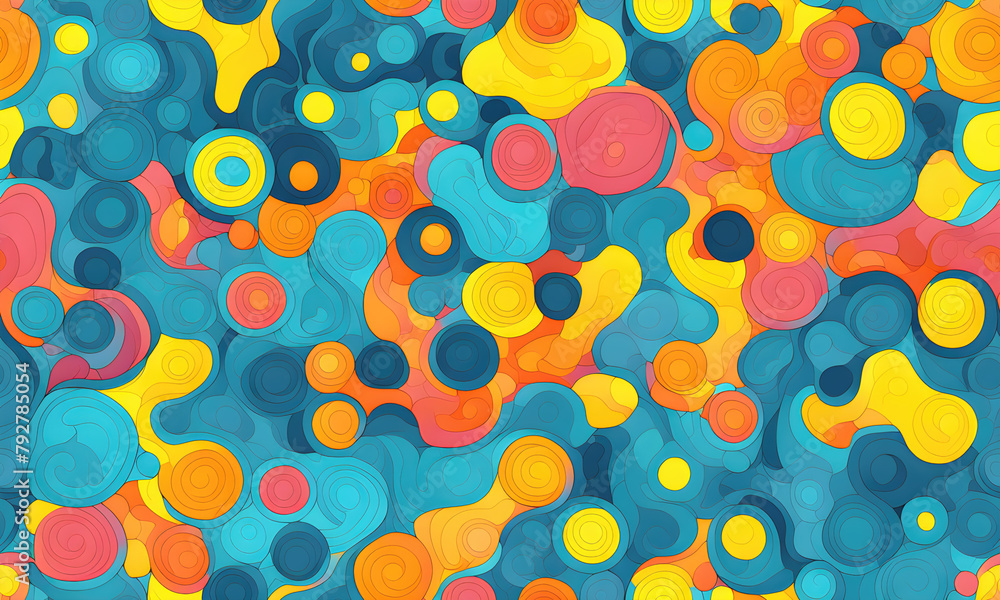 Geometric pattern. Abstract seamless pattern. AI generated. Geometric pattern. Abstract seamless pattern. AI generated.
